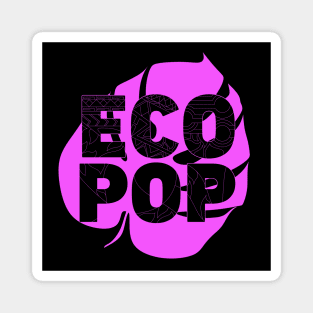 ecopop pattern in floral design logo Magnet