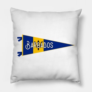 Barbados Flag Pennant Pillow