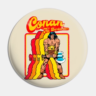 Retro Barbarian Pin