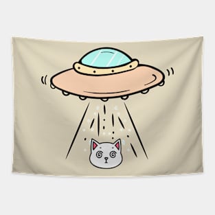 Ufo dog Tapestry