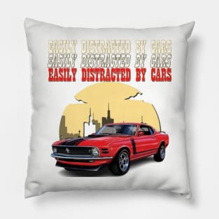 Easily distracted by cars Pillow