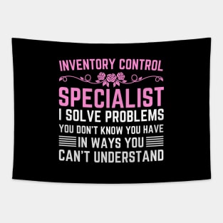 Funny Appreciation Woman Inventory Control Specialist Tapestry