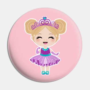 Purple Princess Pin