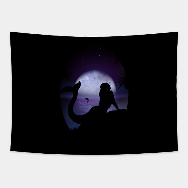 Mermaid Tapestry by adamzworld