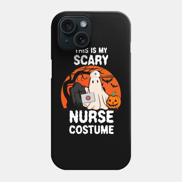 Halloween Scary Nurse Costume Phone Case by DesingHeven