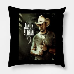 Vintage jason aldean Pillow