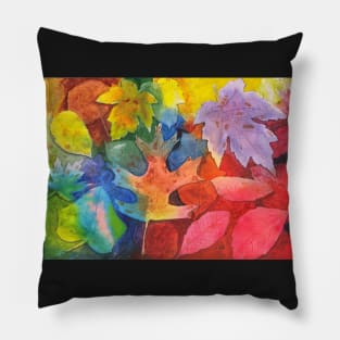 Autumn Leaves Recycled Pillow