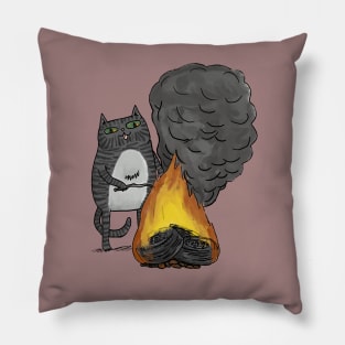 Tire Fire Pillow