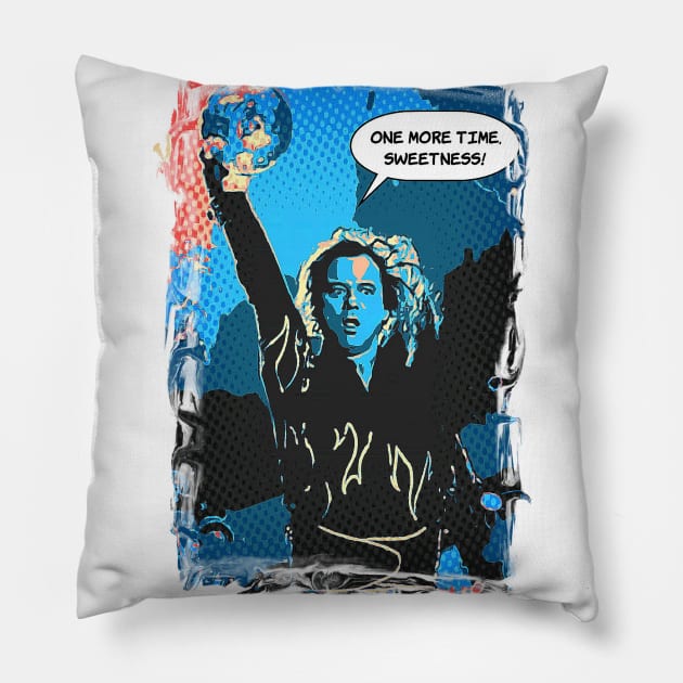 One More Time... Pillow by KazArtDesigns