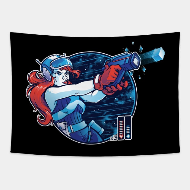 PEW PEW! Tapestry by obvian