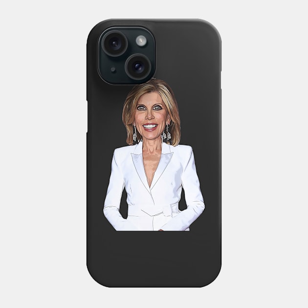 Christine Baranski Bobblehead Phone Case by baranskini