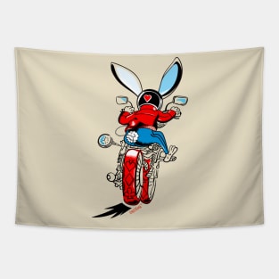 Driving Rabbit Tapestry