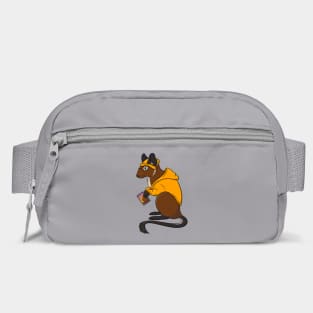 Degu in a Hoodie Bag