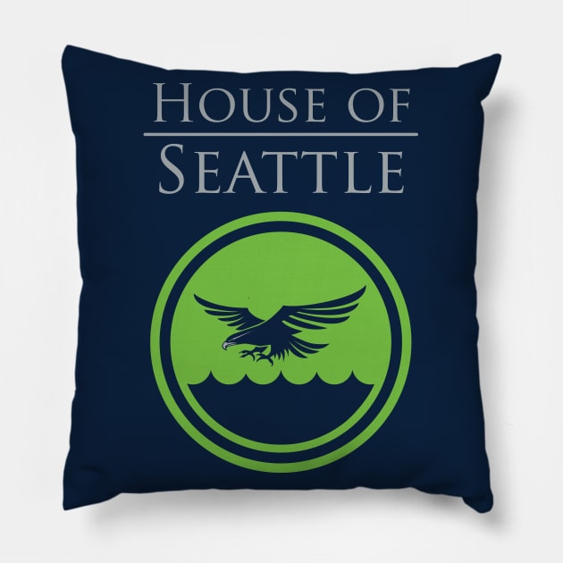 House of Seattle Pillow by SteveOdesignz