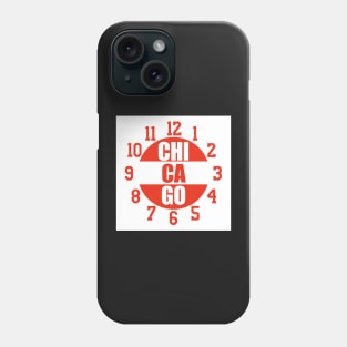 CHICAGO WALL CLOCK Phone Case