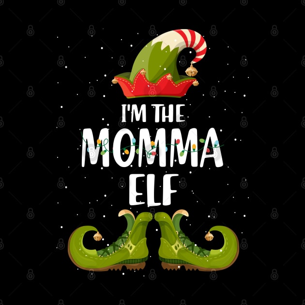 Im The Momma Elf Shirt Matching Christmas Family Gift by intelus