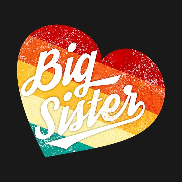 Retro Vintage Big Sister by Jennifer