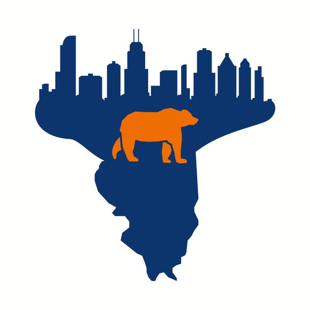 Chicago Bears NFL Football, Illinois by Abide the Flow