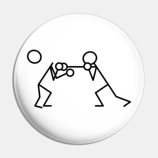 Boxing Fight Pin