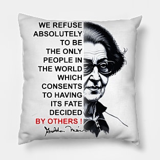 Golda Meir Pillow