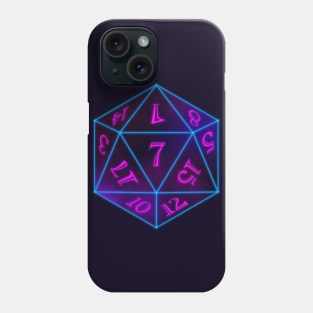 Neon Dice Phone Case