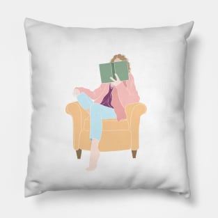 Reading nook, book lover Pillow