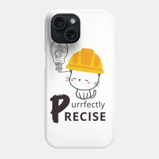 Mechanical engineer Cat lover T-shirt Phone Case