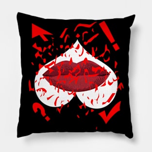 love mouth Pillow