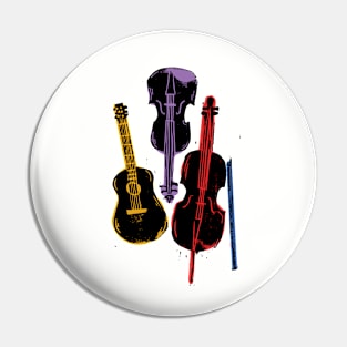 Music Instruments Pin