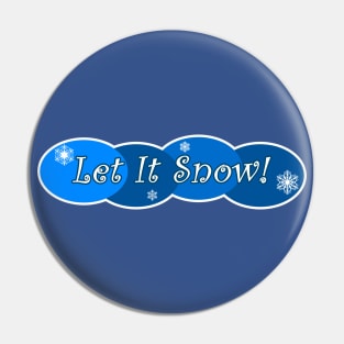 Blue Snow Pin