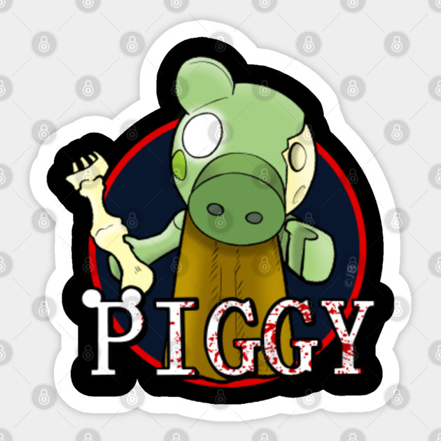 Zompiggy Piggy Roblox Pegatina Teepublic Mx - tapices roblox teepublic mx