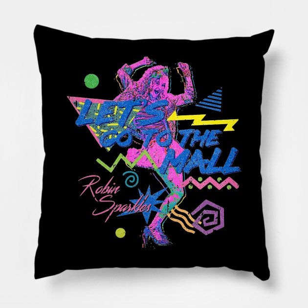 Let's Go To The Mall Robin Sparkles Pillow by seren.sancler