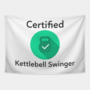 Certified Kettlebell Swinger Tapestry