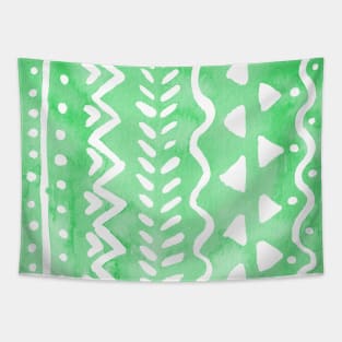 Loose boho chic pattern - green Tapestry