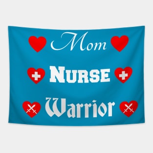 Mom Nurse Warrior Tapestry