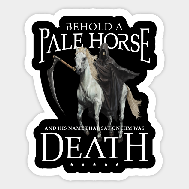 pic A White Horse And His Name Was Death death one of the four horsemen of the apocalypse