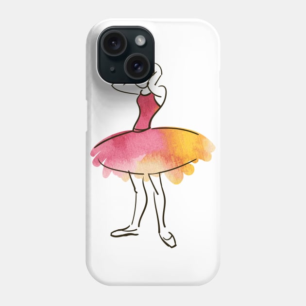 Ballerina Phone Case by Olga Berlet