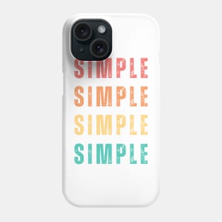 Simple Text Repeated Pattern Design Phone Case