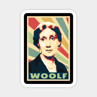 Virginia Woolf Vintage Colors Magnet