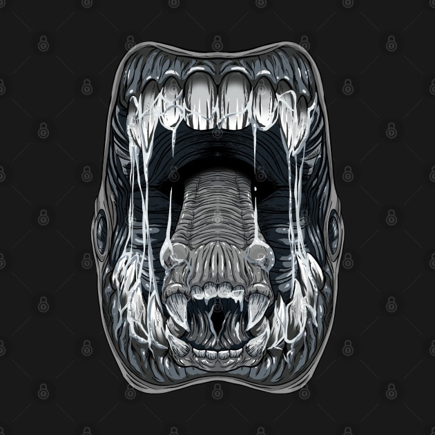 Open Wide You Alien Monster by manoystee