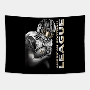 American football league painting Tapestry