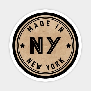 Made In New York NY State USA Magnet