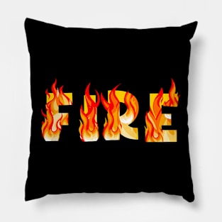 fire Main Tag Pillow