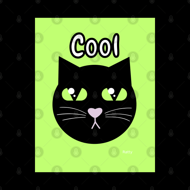 cool cat-black cat by Rattykins