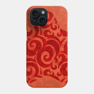 orange star pattern Phone Case