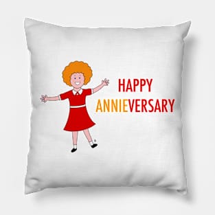 Happy Annie-versary Pillow