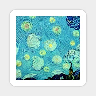 Van Gogh Style Pattern Magnet