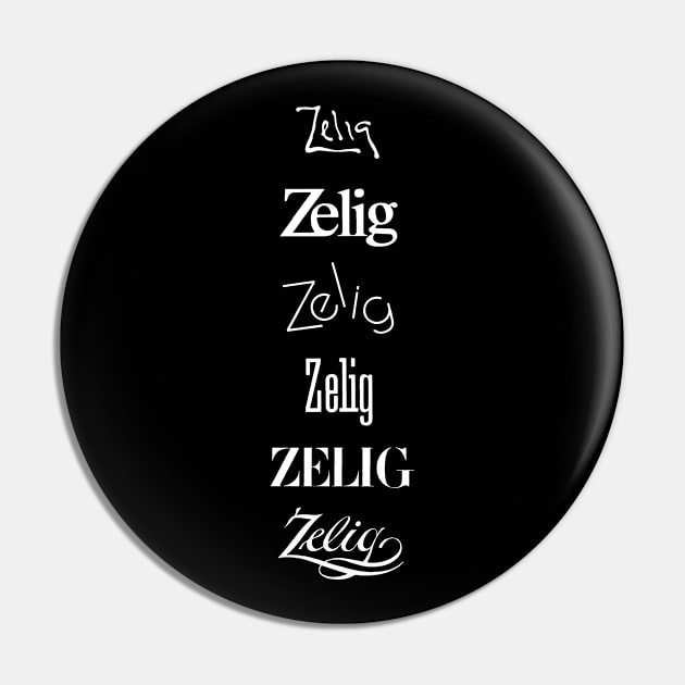 Zelig Font Pin by bernatc