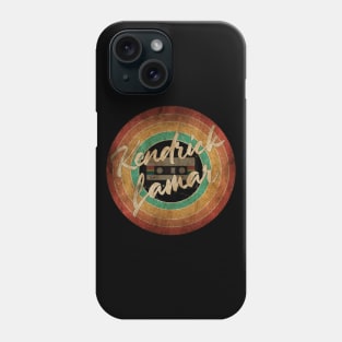 Kendrick Lamar Vintage Circle Art Phone Case