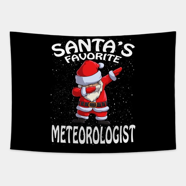 Santas Favorite Meteorologist Christmas Tapestry by intelus